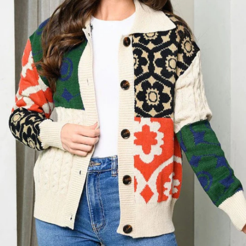 Colorblock Sweater